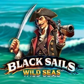 Official Slots logo: Black Sails Wild Seas by Infinity Dragon Studios at Casinacho Casino
