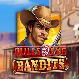 Bulls Eye Bandits slot logo by Origins at Casinacho Casino