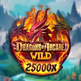 Official Slots logo: Dragons of Arcane Wild by Foxium at Casinacho Casino