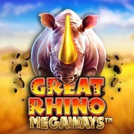 Great Rhino Megaways slot visual from Pragmatic Play available on casinachocasino.eu.com