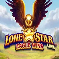 Slots logo of Lone Star Link Eagle Wins from Novomatic at Casinacho Casino