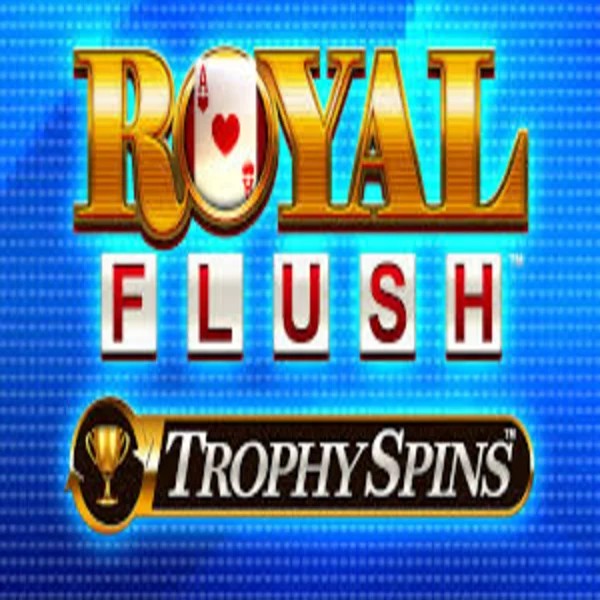 Royal Flush Trophy Spins online game logo by Greentube on casinachocasino.eu.com