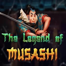 The Legend of Musashi slot logo by Peter & Sons at Casinacho Casino